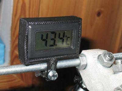 Thermometer holder for Mendel - Parametrized.