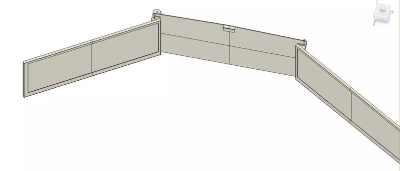 Triple monitor for laptop