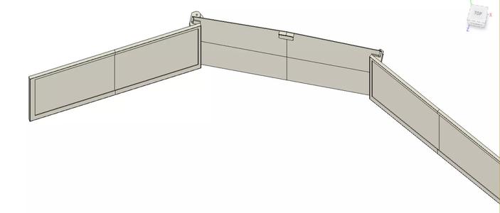 Triple monitor for laptop
