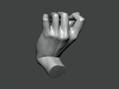 3D Model-HAND0017 hand