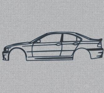 Bmw e46 sedan silhouette