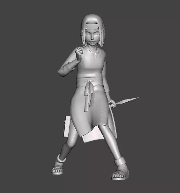 Rin Nohara 3D Model