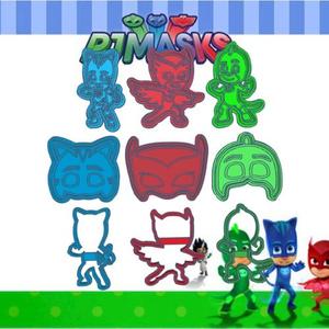 PJ MASKS KIT X9 COOKIE CUTTER PACK