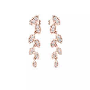 Leaf Vine Diamond drops 3dm stl renders 360 Animation Videos