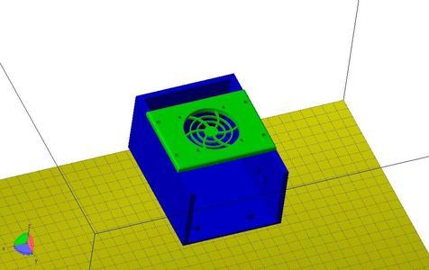 Ardunio and ramps box with 50mm fan mount