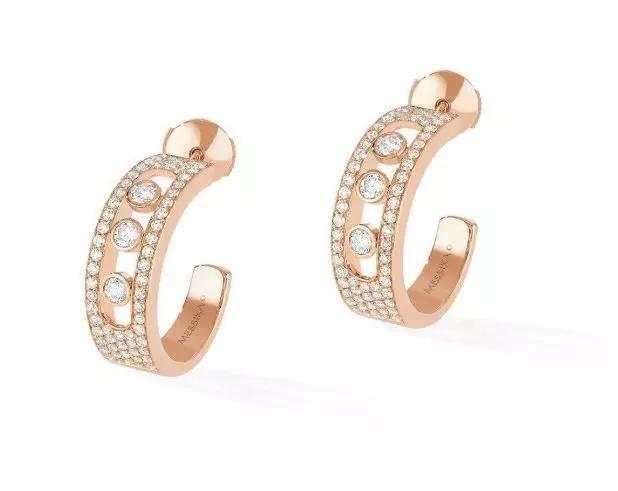 Messika Move Joaillerie Pave Hoop Earrings