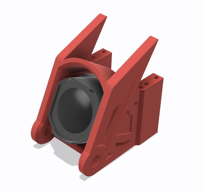 Volador Vx3 VX35 Head extension Dji O4 Pro Camera mount