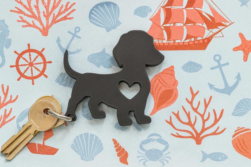 Dachshund Keychain