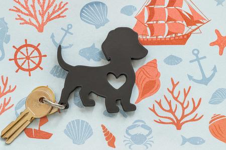 Dachshund Keychain