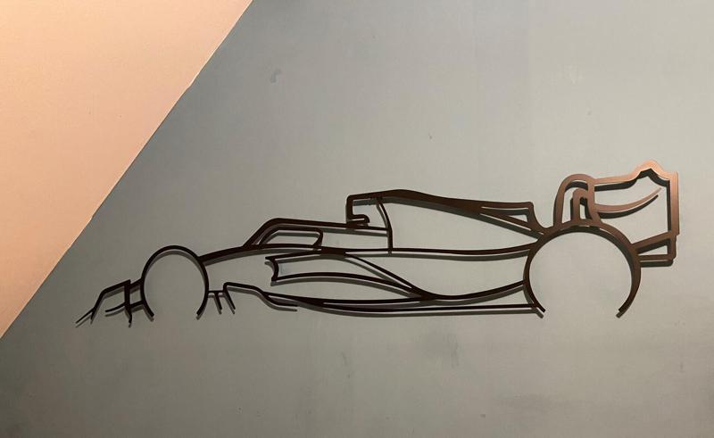 Formula 1 wall art race car