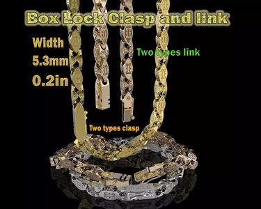 5mm Jewelry box Lock clasp and link -CAD file STL ready to print