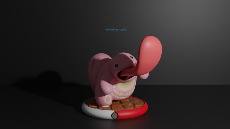 Lickitung pokemon 3D print model