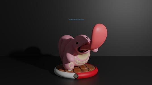 Lickitung pokemon 3D print model