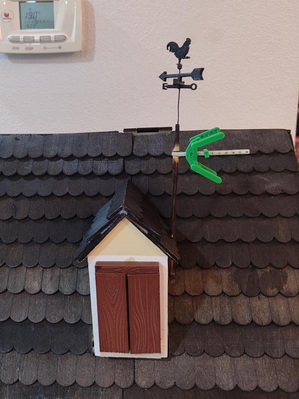 weather vane 1/12 weathercock rooster dollhouse dollhouse doll house