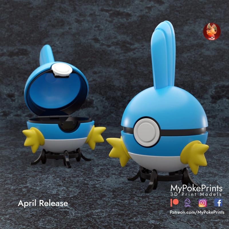 Mudkip functional pokeball