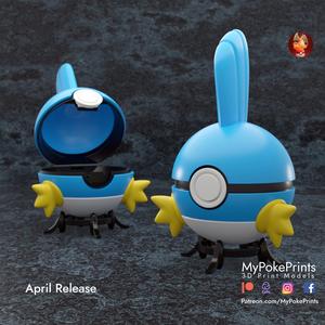 Mudkip functional pokeball