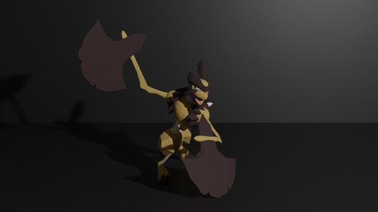 Kleavor pokemon 3D print model