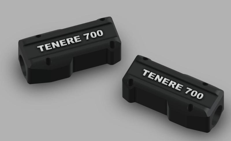 Tenere 700 (T7) crash bar protector - 3D Printable STL V.2