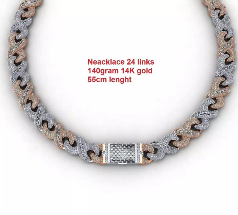 Diamond Infinity Cuban Chain