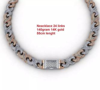 Diamond Infinity Cuban Chain