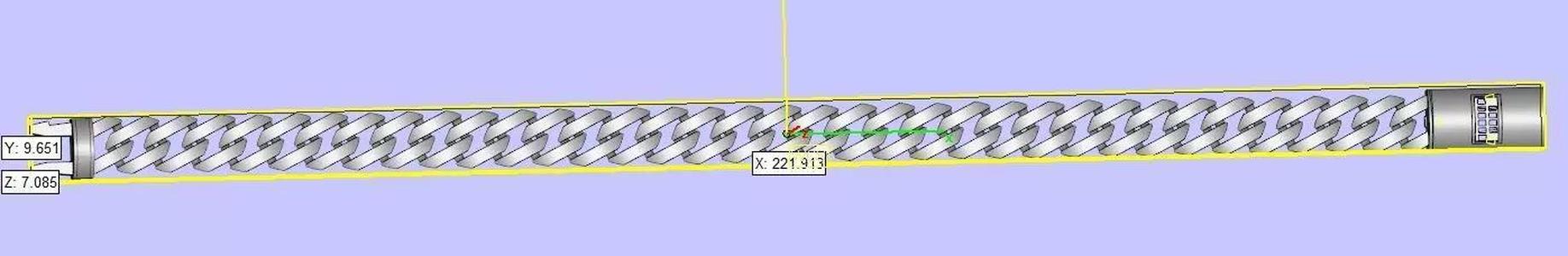Simple Baguette Shape Cuban Chain