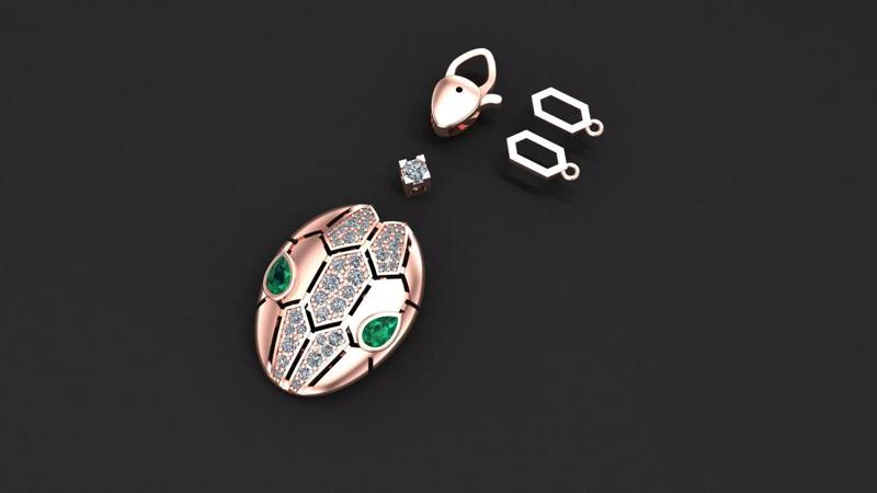 Serpenti Snake Necklace