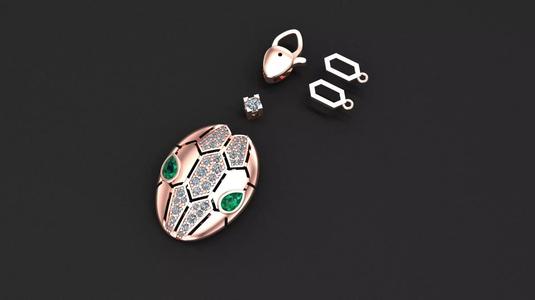 Serpenti Snake Necklace