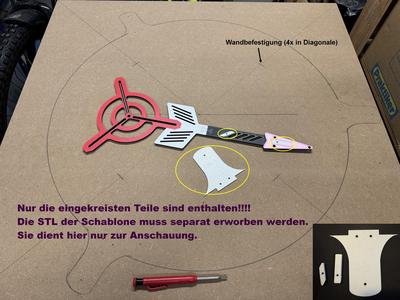 Autodarts Template Addons for -ROBBEL90 Template (not included) -