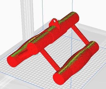 Double D Row Handle with Rollers
