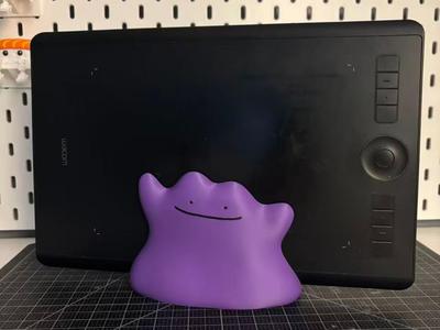 Pokemon Ditto iPad, Wacom drawing tablet stand