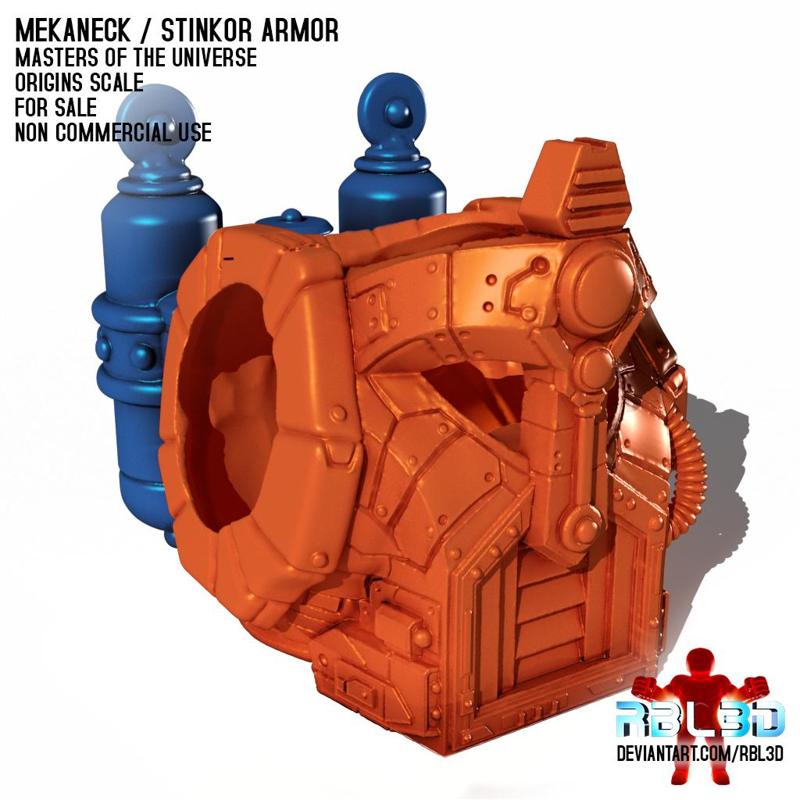 Stinkor / Mekaneck Armor redesign (motu compatible)