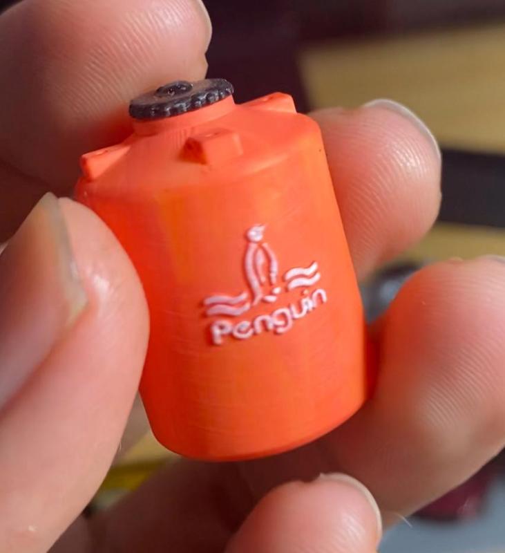 Water Tower For Market Diorama 64 Scale