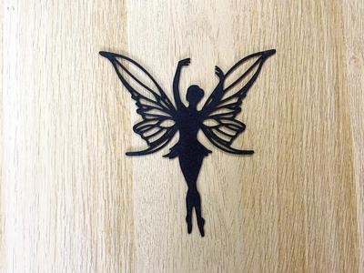 Silhouette Fairy with Wings