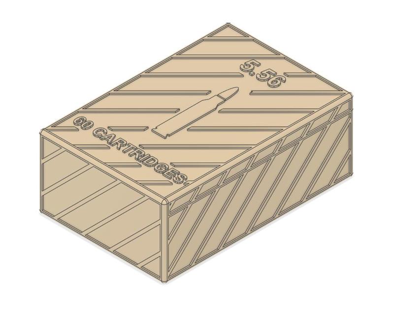 Ammo Box 5.56 mm 60 cartridges