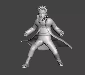 Naruto Nine Tails Charka mode 3D Model