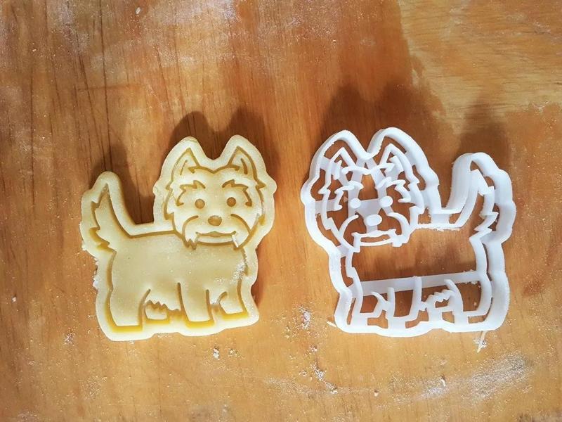 West Terrier dog cookie cutter
