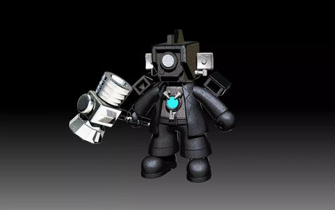 Titan Cameraman 3D print Action Doll