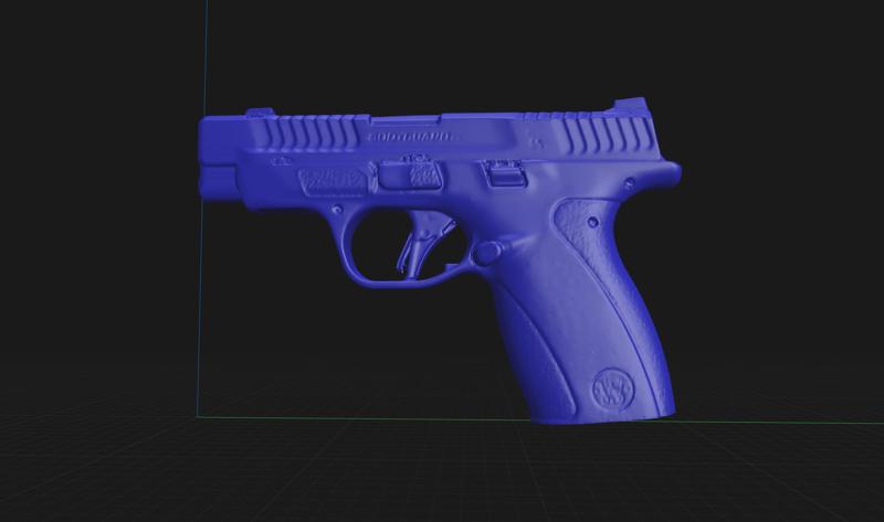 Smith and Wesson Bodyguard CARRY COMP 2.0 2 Real Size 3D Scan High Quality Gun Mold S&W Smith & Wesson