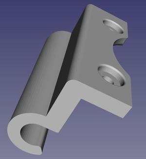 Z axis motor mount for 48mm motor (for Skeleton3D)