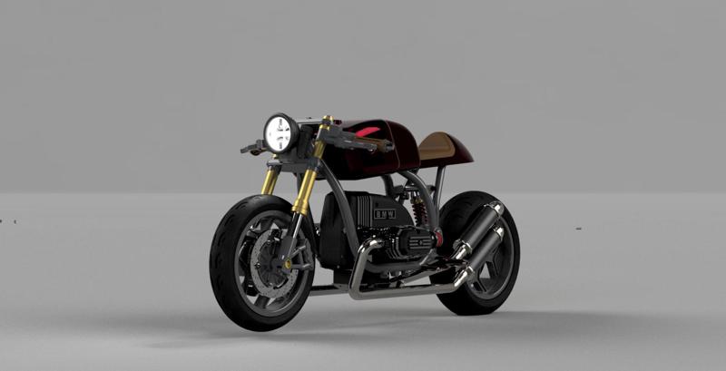 BMW R100 Cafe Racer - 1/24