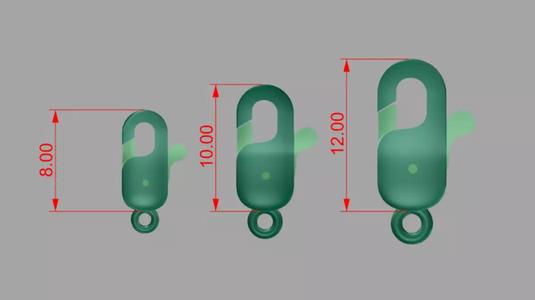 Bracelet Lock  clasp set of gold plated connectors