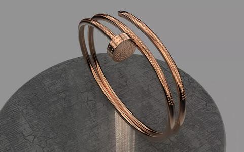 Bracelet juste un clou double