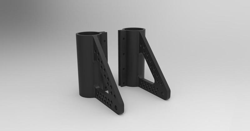 Cagiva SX Headlight mount for Kawasaki ZXR 400 motorcycle