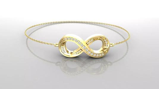 Bracelet B6 The luxury female bracelet with gem