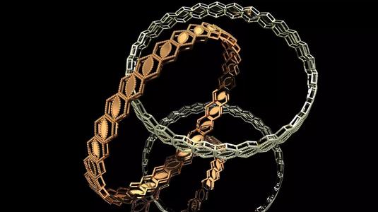1171 Hexagonal Gold Bangle 6gram-60MM
