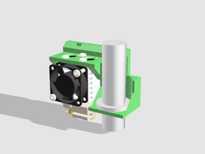 Chimera/Cyclops mounting system for the Smartcore 3D Printer