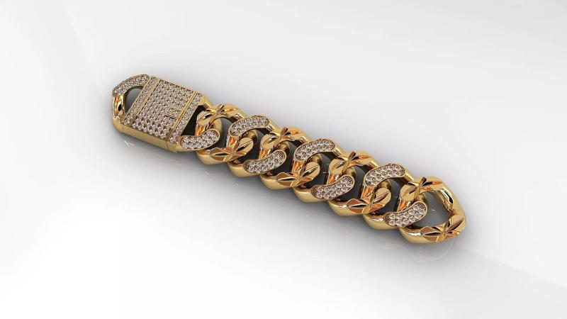 Diamond Cuban Link Bracelet 3