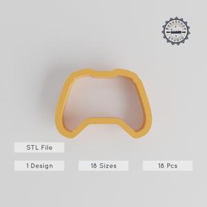 Gaming Controller Shape Cutter Set, 18 Sizes, 0.75"-5" for Cookies, Fondant & Clay