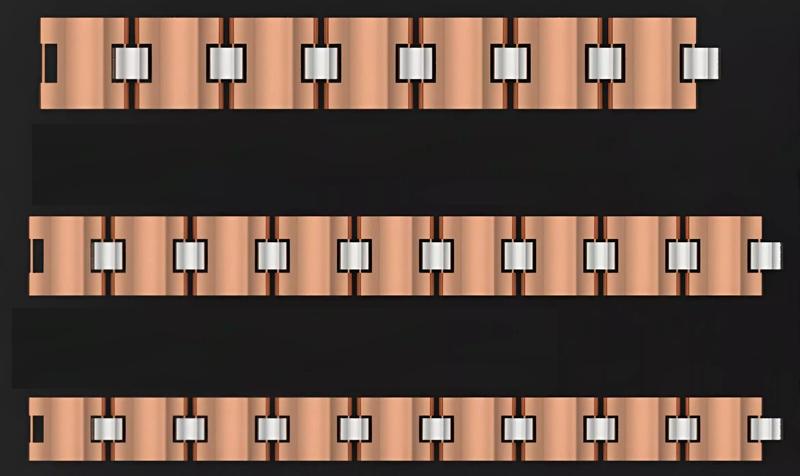 3 Size Gold Bracelet 3dm stl renders details