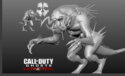 hunter, scout, Phantom Call of Duty Ghosts Extinction 3d model